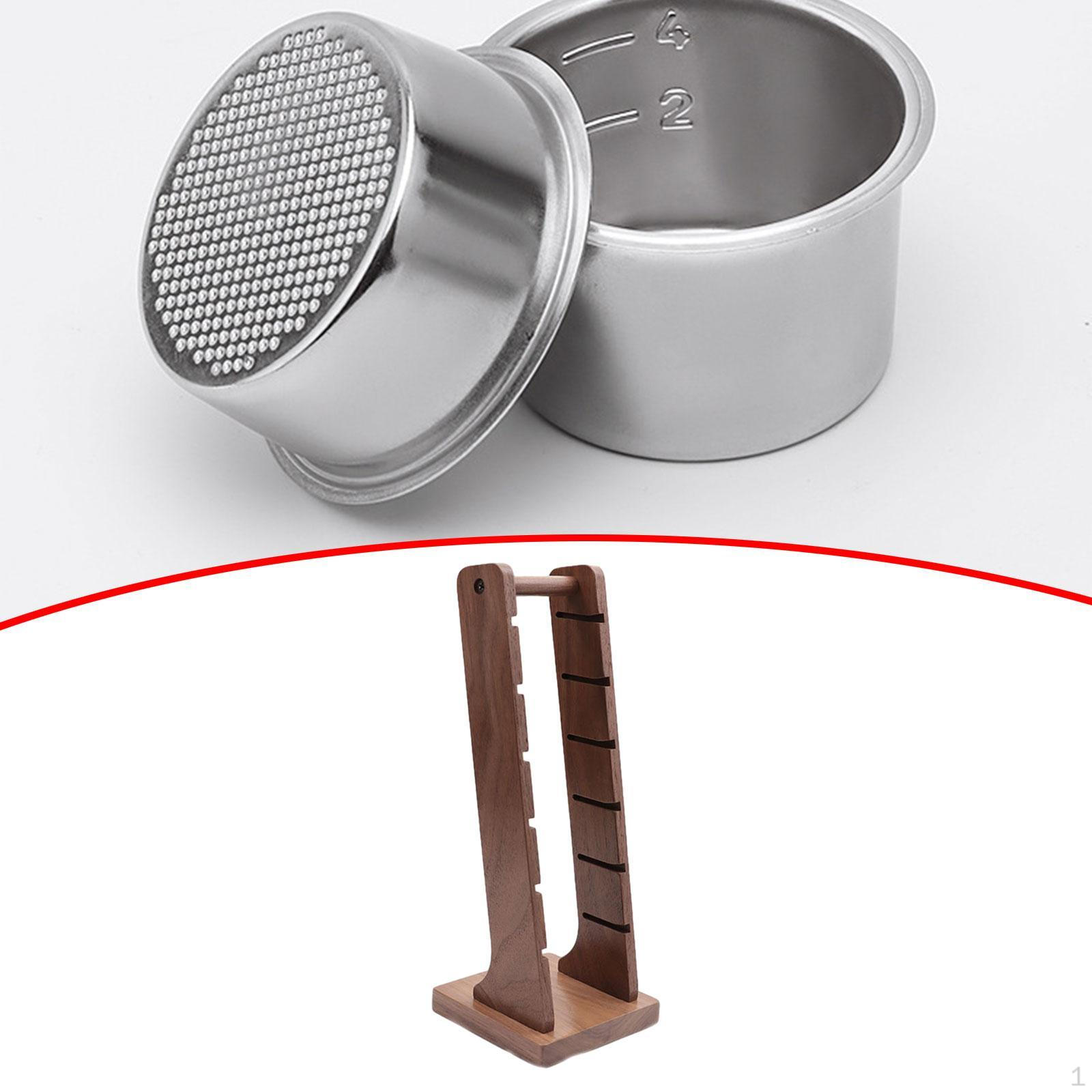 

Подставка для кофейной пудры, деревянная, легкая, эспрессо, аксессуары, прочный держатель для фильтровальной корзины Type A 51 53 58