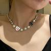 Shijia Pearl Necklace Women's Niche Light Luxury Design High-end Temperament Collarbone Chain Neck Chain Sweater Chain Bead Chain