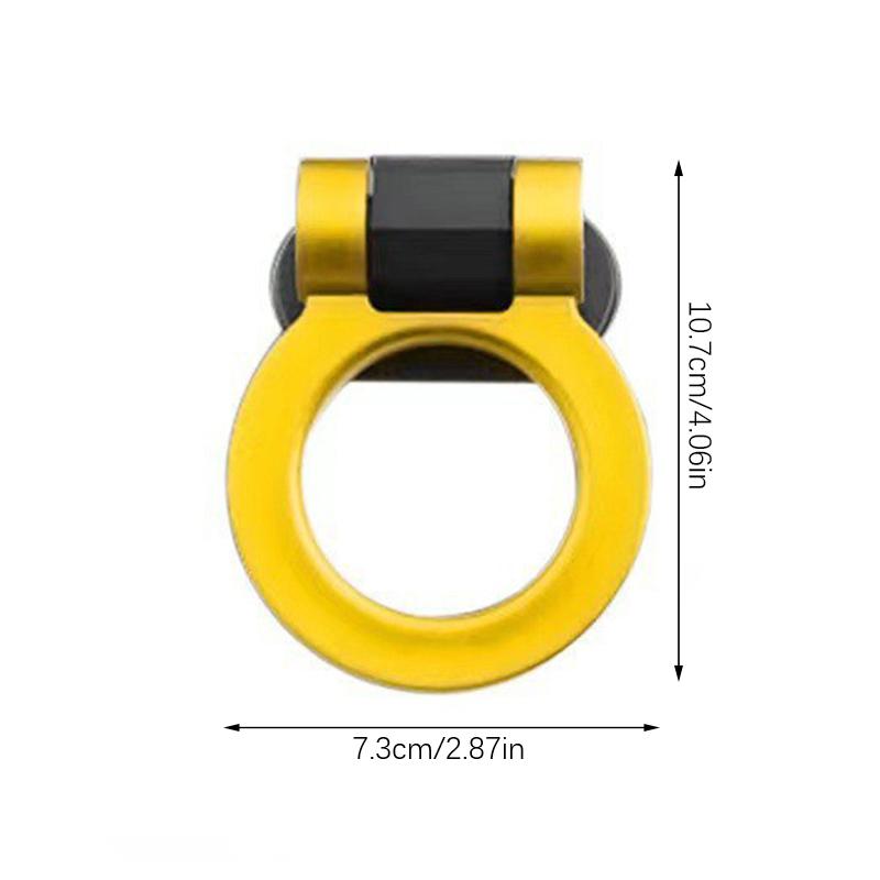 Abs Car Styling Trailer Hooks Sticker Decoration Car Auto Rear Front Trailer Simulation Racing Ring Vehicle Towing Hook