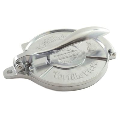 Nopro Pressa per Tortillas Taco Cucina Utensili da Cucina Utensili da Cucina Ristorante Cibo Messicano Argento 26 x 20 x 1068 (Grande) 5,5 centimetri