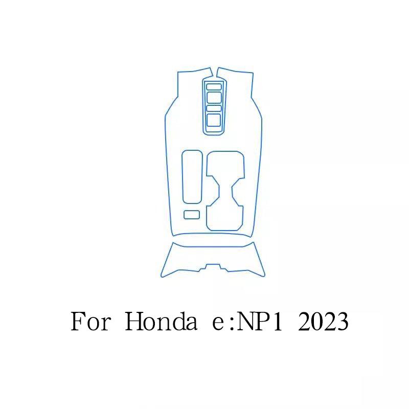 For Honda e:NP1  Car Interior Door Center Console Media Dashboard Navigation TPU Anti-scratch Protector Film Central control gear