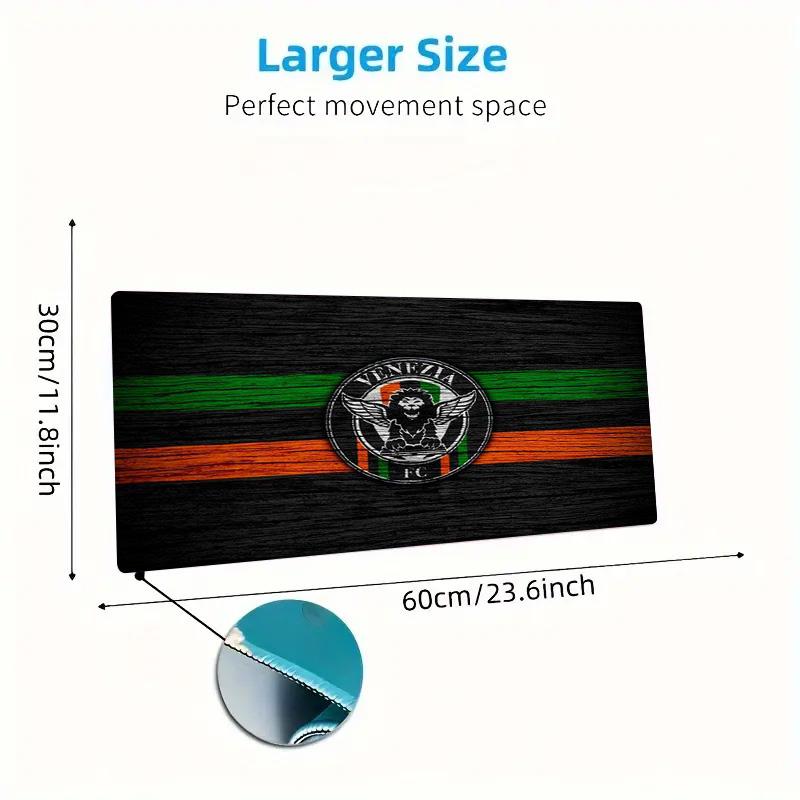 Venezia FC Color Mouse Pad Large Gaming Table Cushion Non-slip Laptop Tablet Big Mousepad XXL Mat Mini PC Playmat With Lock edge