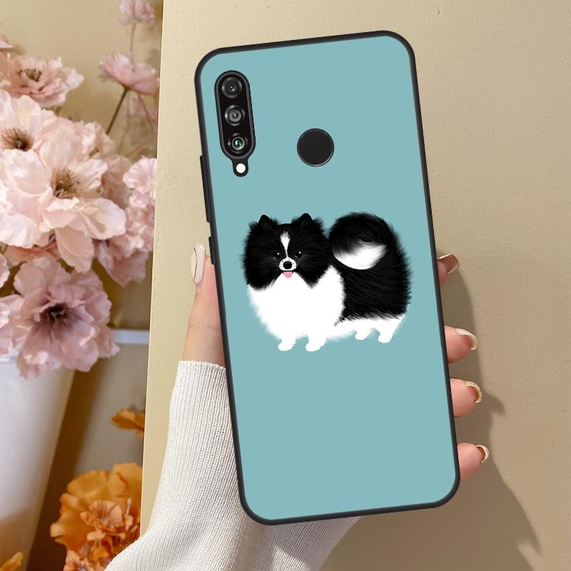Pomeranian Dog Case For Huawei P30 Pro P50 P20 P40 Lite Nova 5T P Smart 2019 2021 Cover For Honor 50 Lite