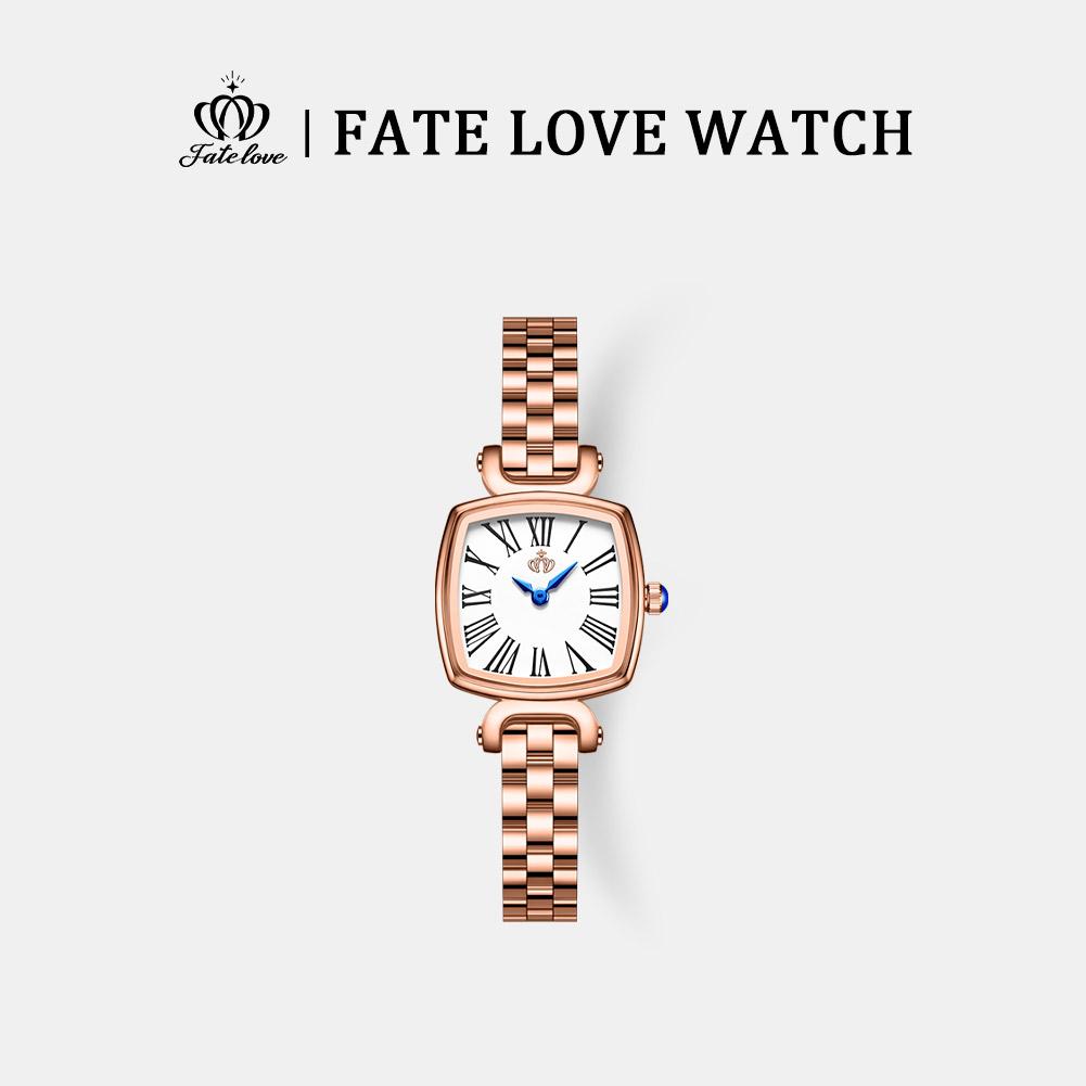 FATE LOVE Brand Women's Fashion Square Quartz Watch Waterproof 922