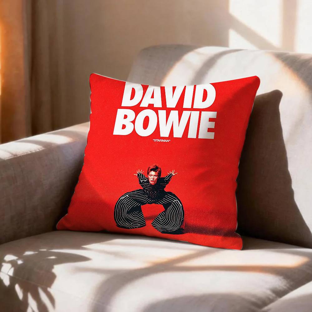 cool D-DavidS B-BowieS Pillow Case Pattern Printed Pillowcase For Living Room Sofa Cushion Cover
