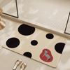 Badezimmer-Bodenmatte Weicher Diatomeenerde Rutschfest Toilette Haushalt Saugfähige Fußmatte Toilettentür Schnelltrocknende Fußmatte Teppich