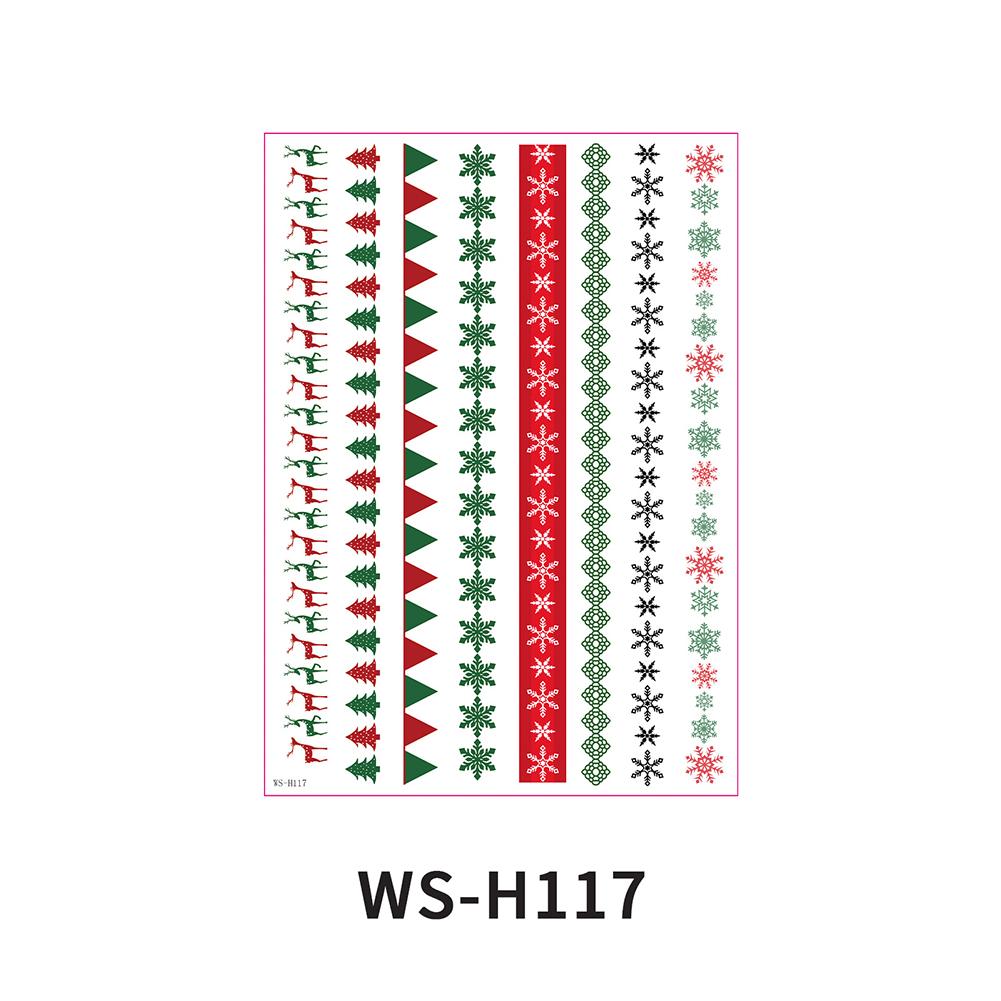 1PC Christmas Sticker for Candle Window Holiday Party Home Decoration