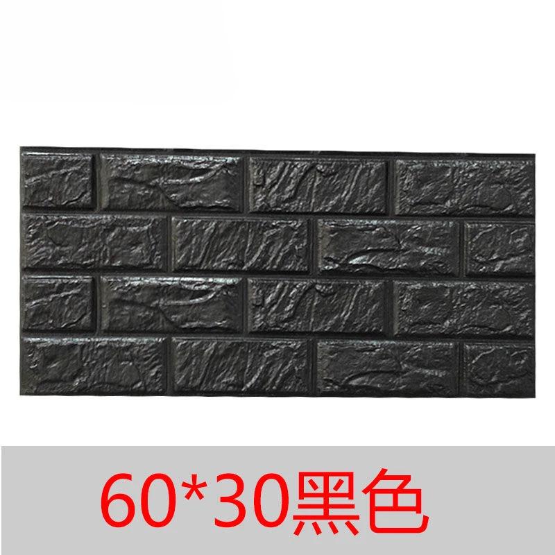 Thickened Stereoscopic Wallpaper Keep Warmer Anti-collision Stickers Moisture-proof Soft Package Wall Decorative Brick Pattern