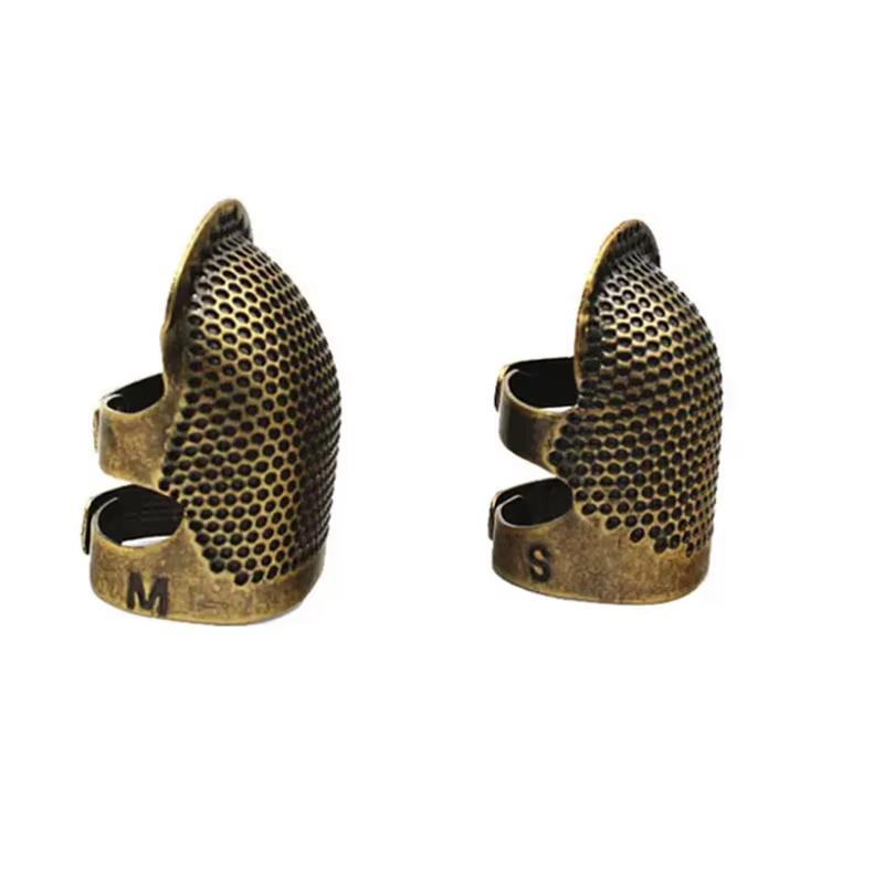 Household Sewing Tools Accessories Retro Thimble Needles Finger Protector Antique Thimble Ring Handworking Needle Craft DIY Acce