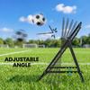 Adjustable Rebounder Net Kickback Target Goal for Teens Adults Training, Black