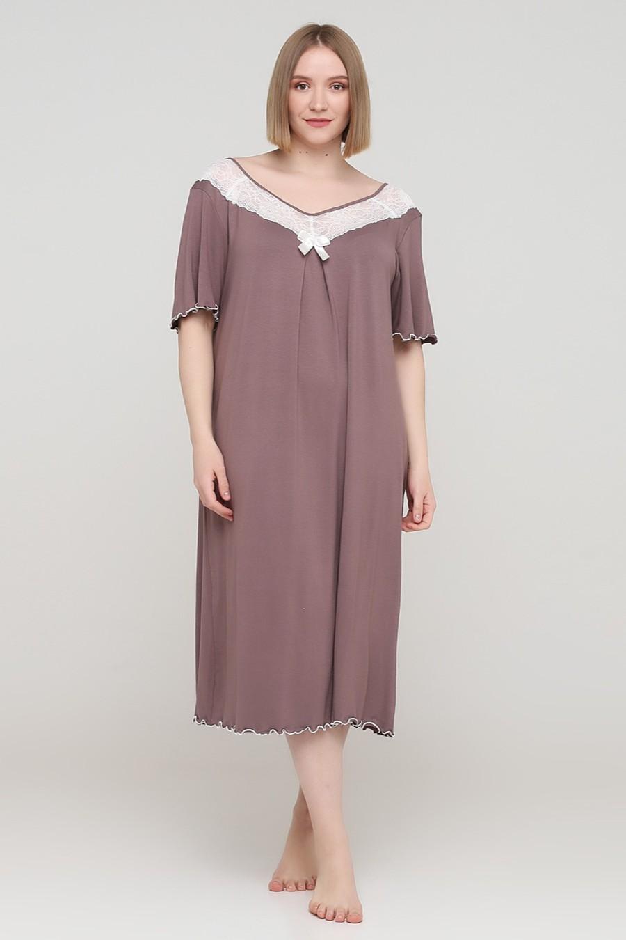 

сорочка Fleri (75671) 54(4XL) brown-nose кольору