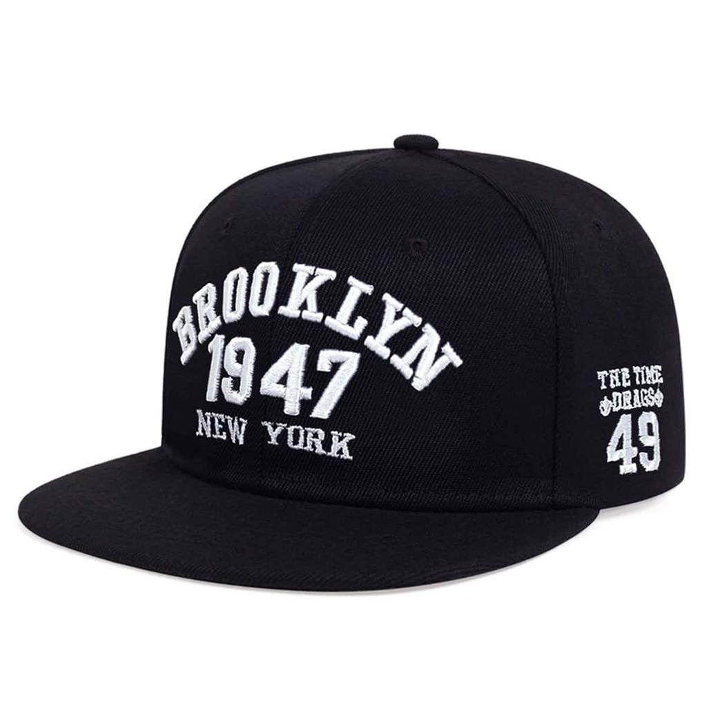 Embroidery Baseball Cap Three-dimensional Embroidery Cap Mesh Baseball Cap Sun Cap Mesh Cap Sports Flat Edge Cap