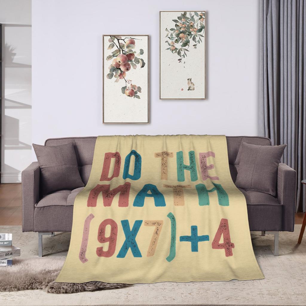 Do The Math 67 Meme Funny Six Seven Blanket Quality Warm Soft  Bedding Throws Winter Children Chair Sofa Bed Novelty Bedspread