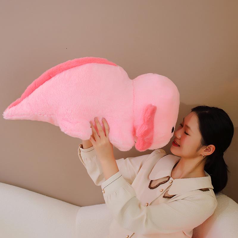 Hexagonal Salamander & Dinosaur Plush Toy Pillow - Perfect Children's Birthday Gift
