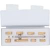 TS100 TS101 Soldering Iron Tips, Brass Material with M2 M2.5 M3 M4 M5 M6 M7 M8 Threads, Excellent Heat Conduction, Embedding, for TS100/101 Soldering