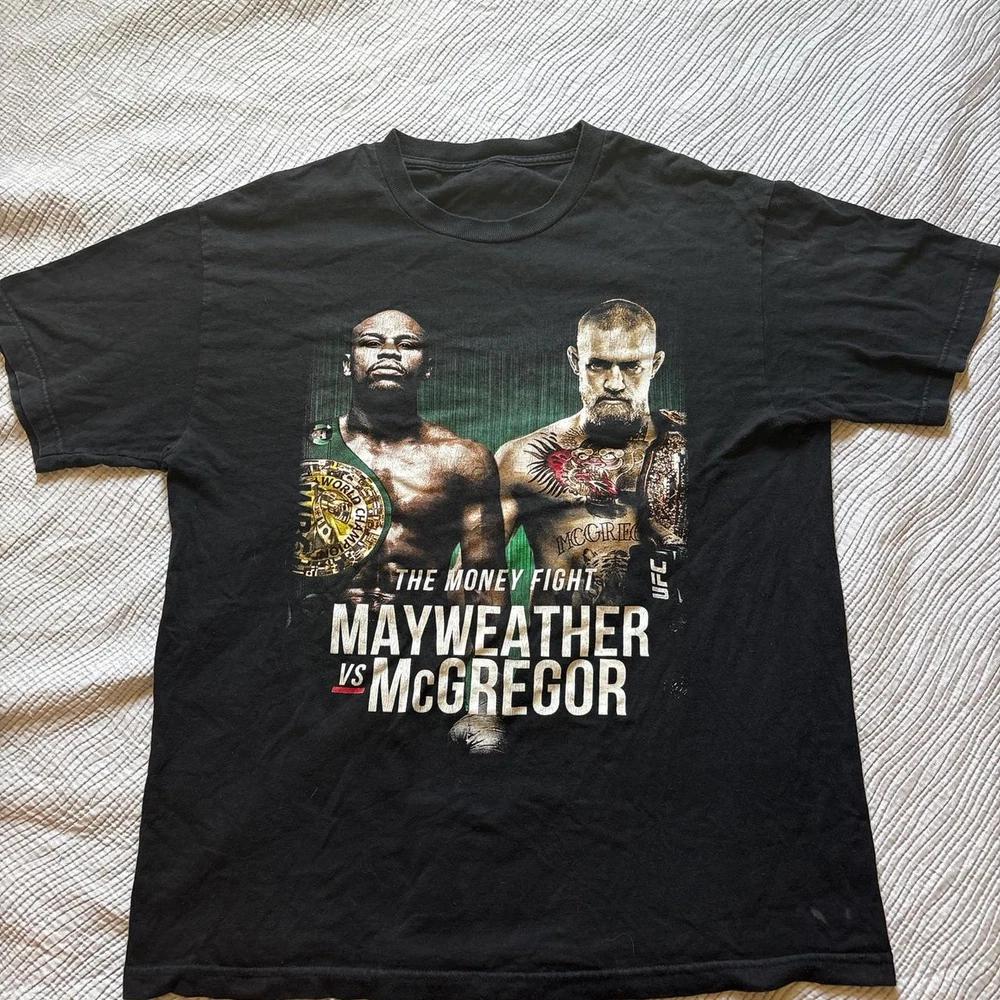 Black Conor Mcgregor Vs Mayweather TShirt S