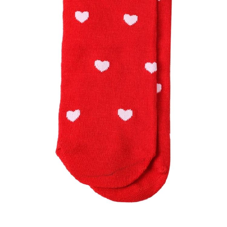 Valentines Day Over Knee Thigh High Stocking Cute Lip Heart Pattern Long Socks