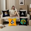 Pillow Case V-VolcomS Logo Plush Fabric Soft Pillowcase Double Sided Print Sofa Cushion Cover Throw Pillow Cover