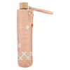 WATENCO Rain or Laminated Mini Folding Umbrella with Shippo 50cm Women's Windproof, Shine, Light-Blocking Pattern, Pink/White, (ASP33MN50)
