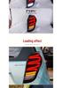 LED Rear Tail Light Assembly with Flowing Turn Signals for 2011-2014 Chevrolet Spark