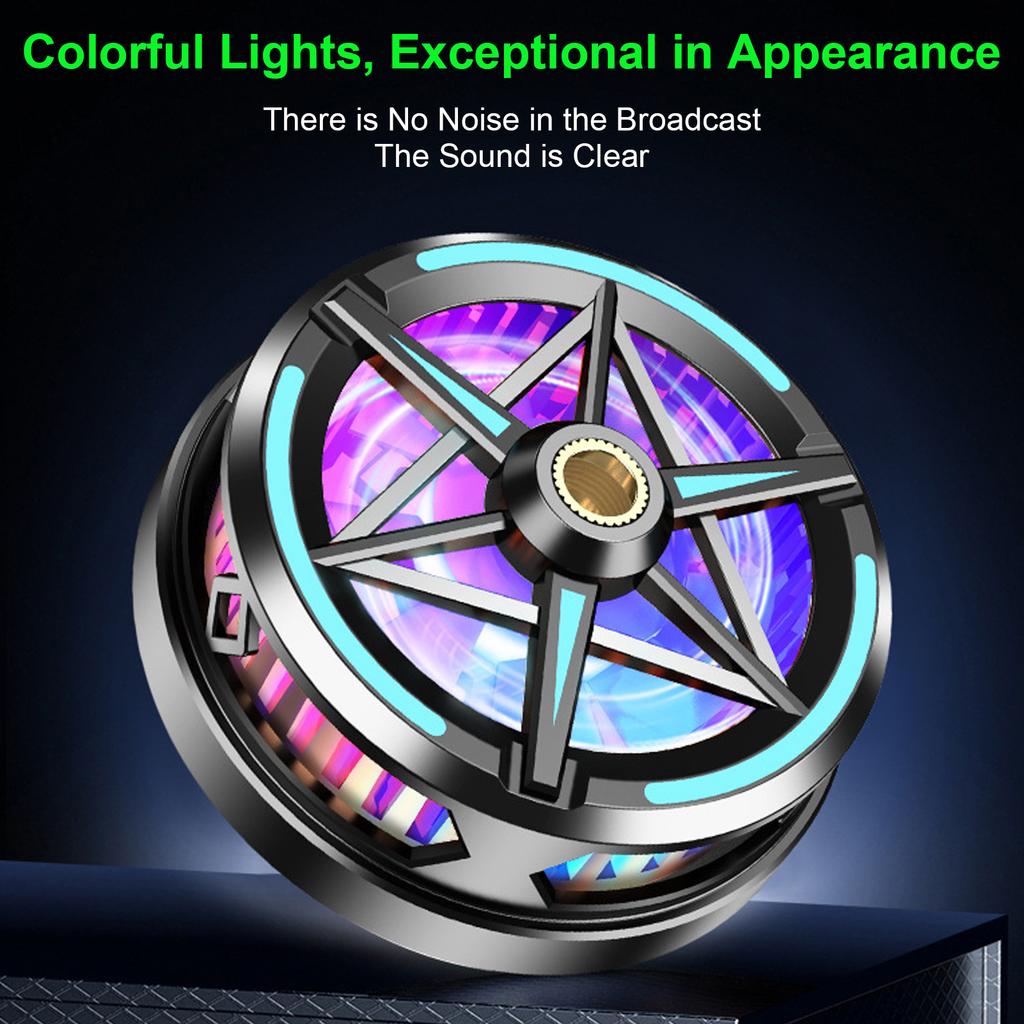 Mobile Phone Radiator Phone Cooling Fan Magnetic  Powerful Turbofan TEC Algorithm Refrigeration System for Watching Videos