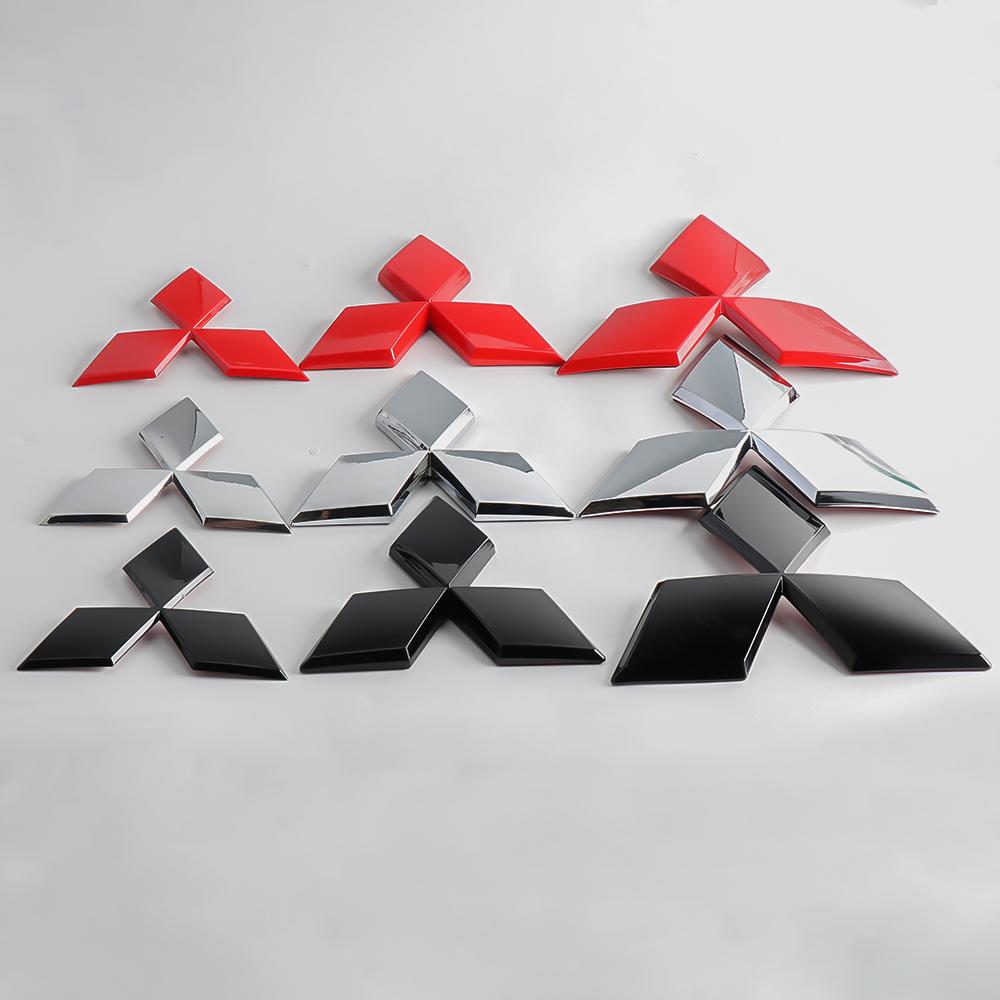 Auto Frontgrill Emblem Heckklappen-Plakette Aufkleber Auto Dekoration Zubehör Für Mitsubishi Lancer L200 Outlander Pajero Eclipse