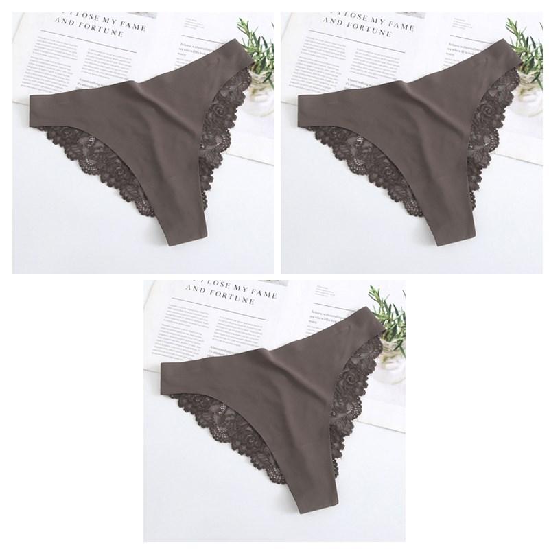 3 Stück Damen Sexy Dessous Slips Spitze Übergröße Slips Niedrige Taille Unterhosen Intimbekleidung Nahtlose Slips Seidenhöschen Damen Tangas