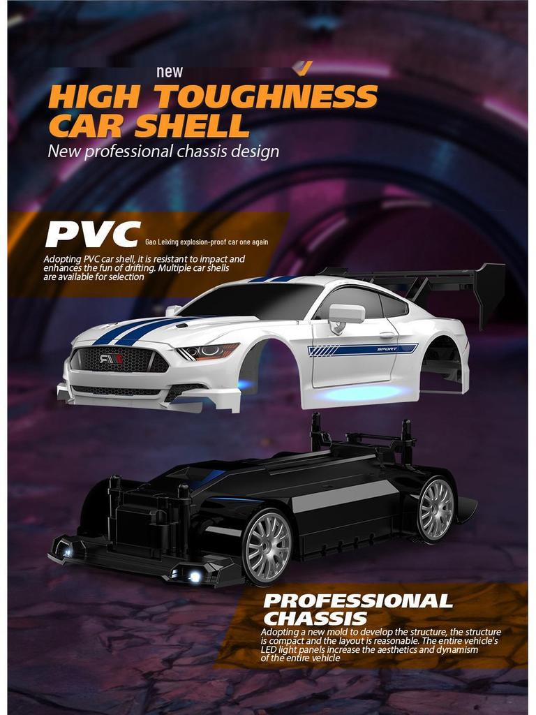 2.4G High-Speed 4WD RC Drift Car Toy: Half-Scale, Cross-Border, Children's Competitive Remote-Control Racer