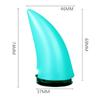 Bike Motorcycle Helmet lightDevil Horn Corner Double-sided Resilient Plastic Headwear Rubber Horns Cycling Decoration