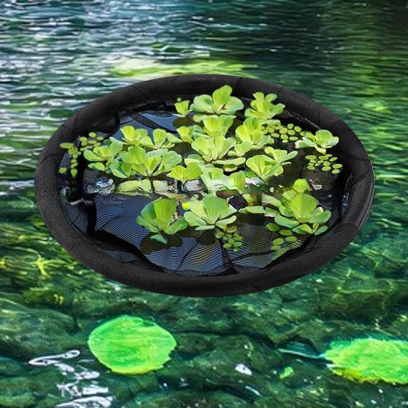Aquarium Schwimmpflanzenbarriere Schwimmende Flora Insel Teichnetz Rundes Aquarium Zaun Für Aquatische Tiere Innen Wasser Zuhause