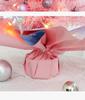 Mini Pink Christmas Tree Set: 45cm & 60cm Desktop Holiday Ornaments.