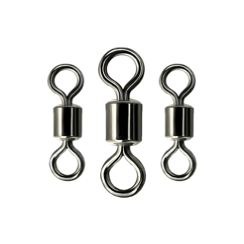 High-Speed Large Stainless Steel Figure-8 Swivel Connector for Rock and Lure Fishing