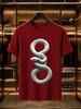 2026 New Arrival 100 Cotton Tshirt 3d Stereo Coiled White Snake Print Dark Style Crew Neck Casual Short Sleeve