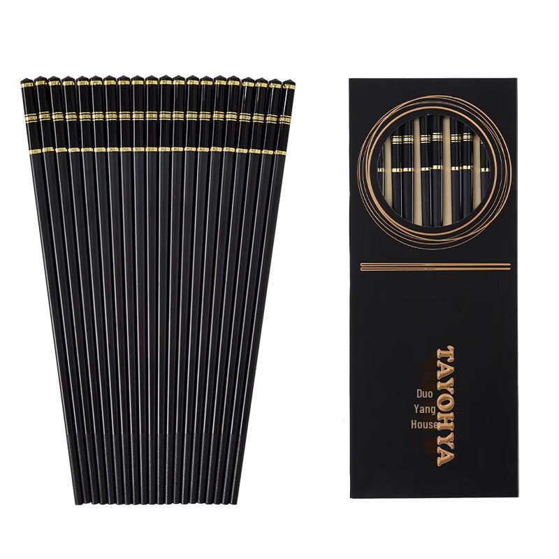 TAYOHYA Tang Dynasty Style Anti-bacterial Alloy Chopsticks Gift Set