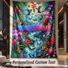 Nature Landscape (108) Theme Custom Tapestry Personalized Custom Name Text Wall Hanging Tapestry Home Decor Background Cloth