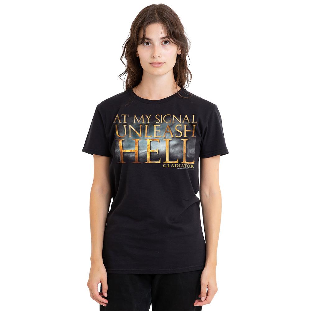 Gladiator Unisex Adult Unleash Hell T-Shirt