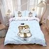 New Duvet Cover Pillowcase Bedding Set Hot Cute M-MofusandS Adult Boy Girl Bedroom Decoration Children Single Double Large Size