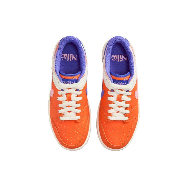 Nike Dunk Low SE GS Everything You Need Kids Sneakers Orange Safety-Orange Medium-Soft-Pink FN0600-801