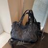 Retro Large Capacity 2026 Autumn New Women's Bag Messenger Bag Simple Casual Shoulder Tote Bucket Bag