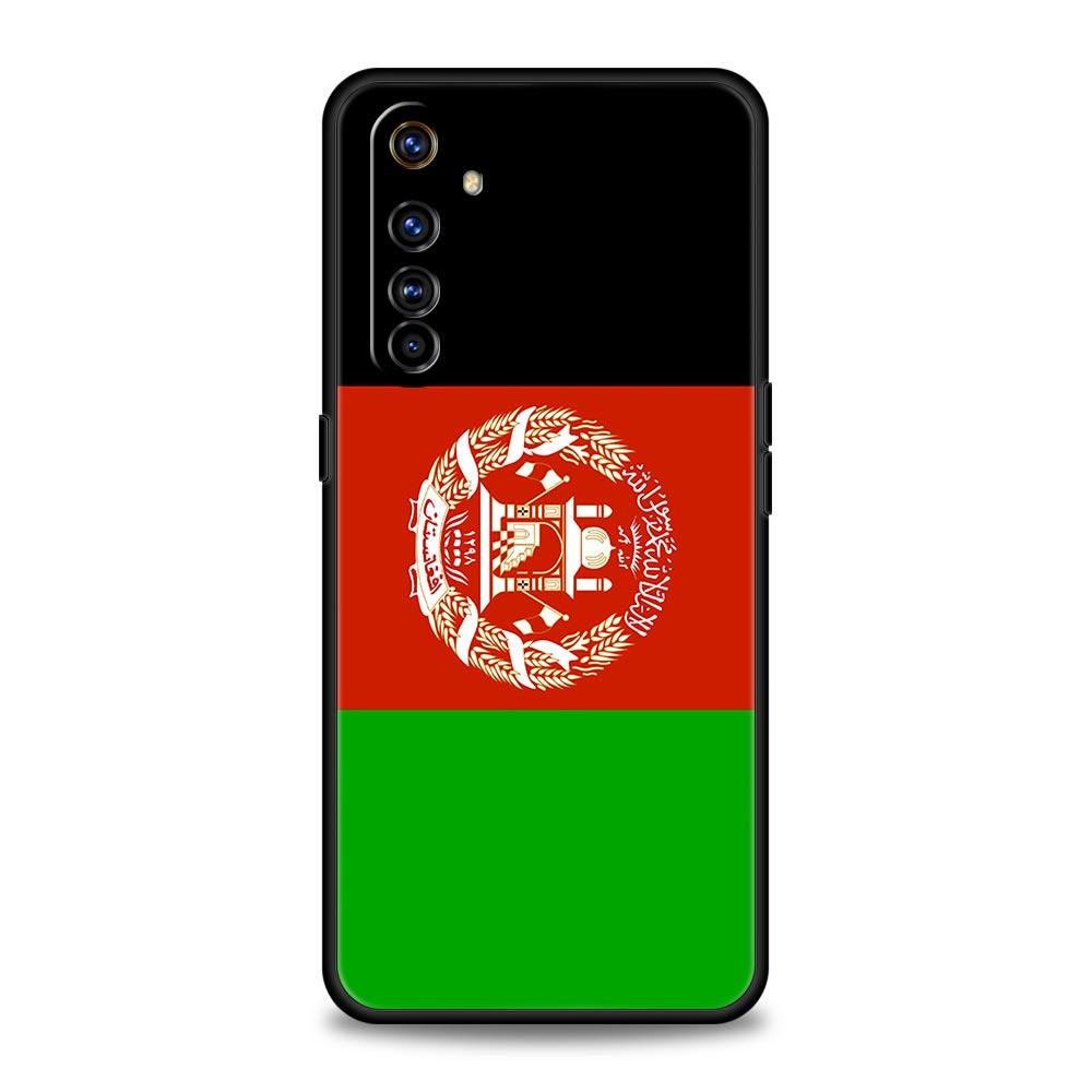 Afghan Afghanistan Flag For Realme 11 10 9 8 5G 7 6 GT2 Pro Plus C21 C11 C25 C35 Soft Cover For Realme GT Neo 2 3 3T Phone Case