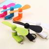 Apple Phone Mini Plugin Fan With Soft Blades Portable Cooling For Commuting And Office