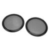 2 Stück Autolautsprecher-Gitterabdeckung 169mm Einfach zu installieren Metall Runder Autolautsprecher-Schutz für Heimkino Schiff