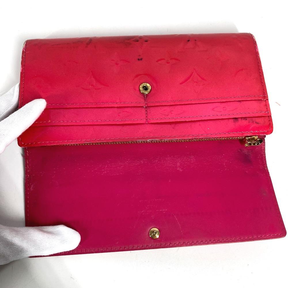 Louis Vuitton M93633 MonogramVernis Portefeuille Sarah bifold Long Wallet