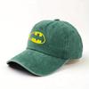 D Flat Pc Cartoon Print BatUnisex Vintage Washed Baseball Cap  Soft Distressed Style for Unisex  Women Machine Washable Casual