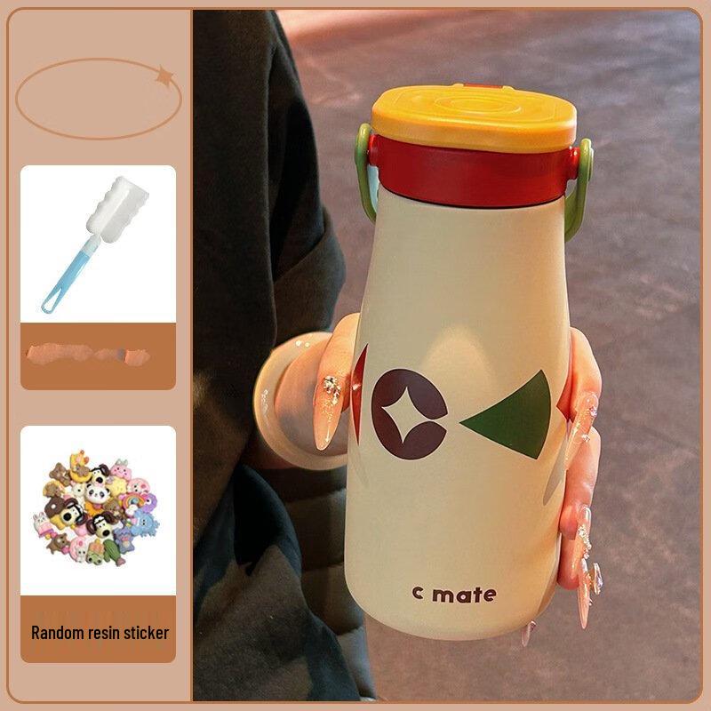 Shangqi 600ml Geometric Dual-Drink Thermal Mug