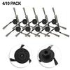 Side Brushes for MOVA V70 Ultra Robot Vacuum Cleaner 4/10 Pieces Compatible Replacement Accessories Nylon Plastic