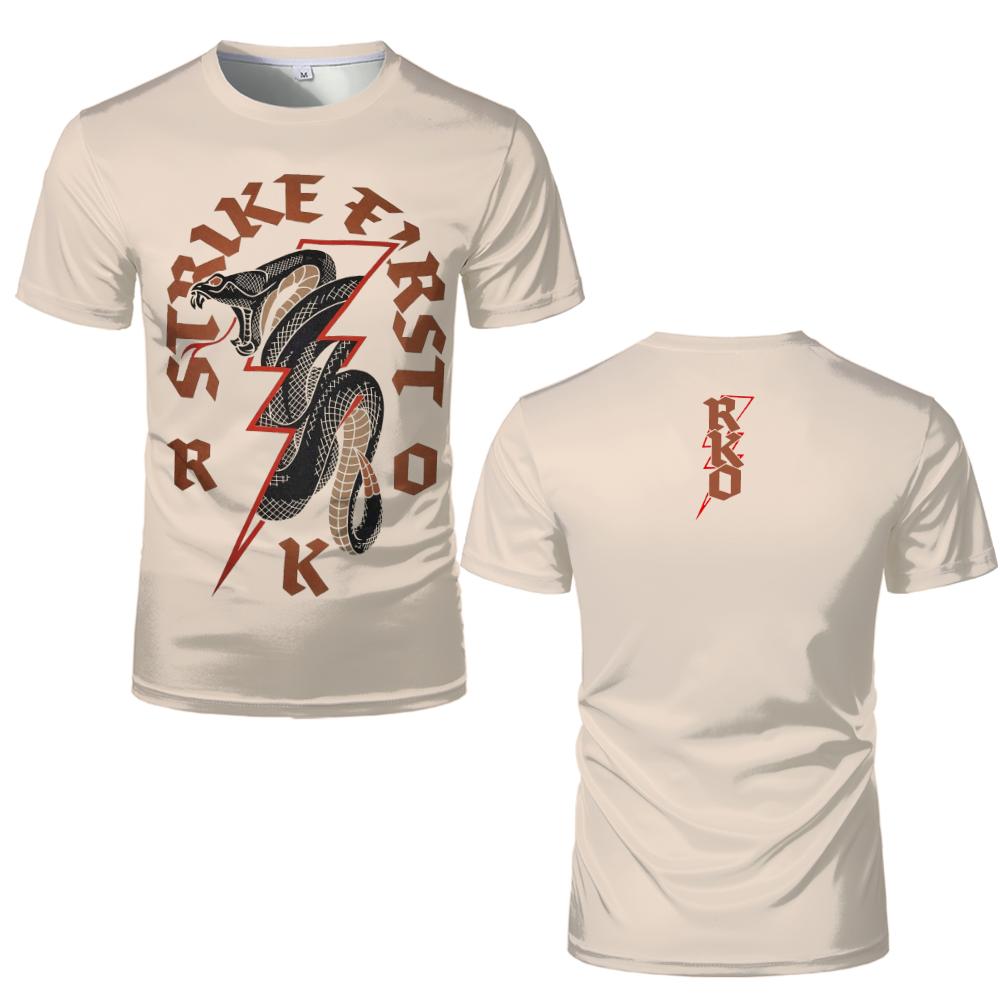 2025 Summer New Cosplay WWE Contest Men Women Short Sleeve  T-Shirt Fight Sport Wrestling Boxing Champion Tops Gym Training Tees