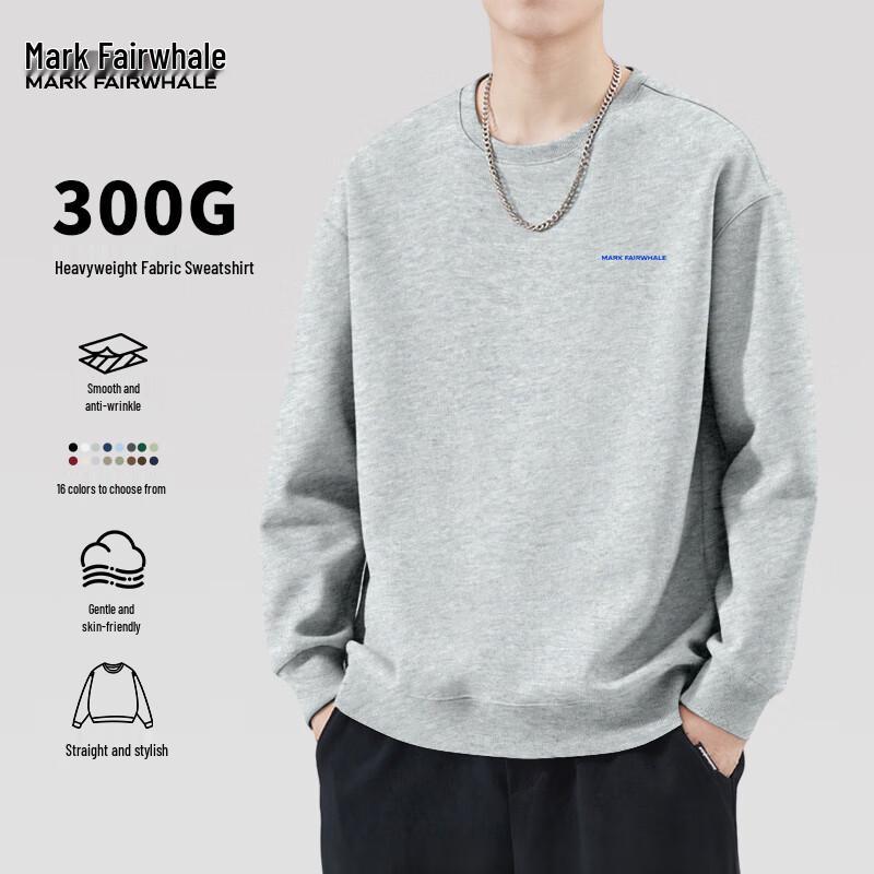 Mark Hua Fei Men's Heavyweight Loose Fit Crewneck Sweatshirt