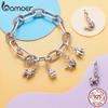 BAMOER 925 Sterling Silver Animal Locket Pendants Oxidized Openable Beads Clip Fit Original Bracelet DIY Retro Jewelry Accessory