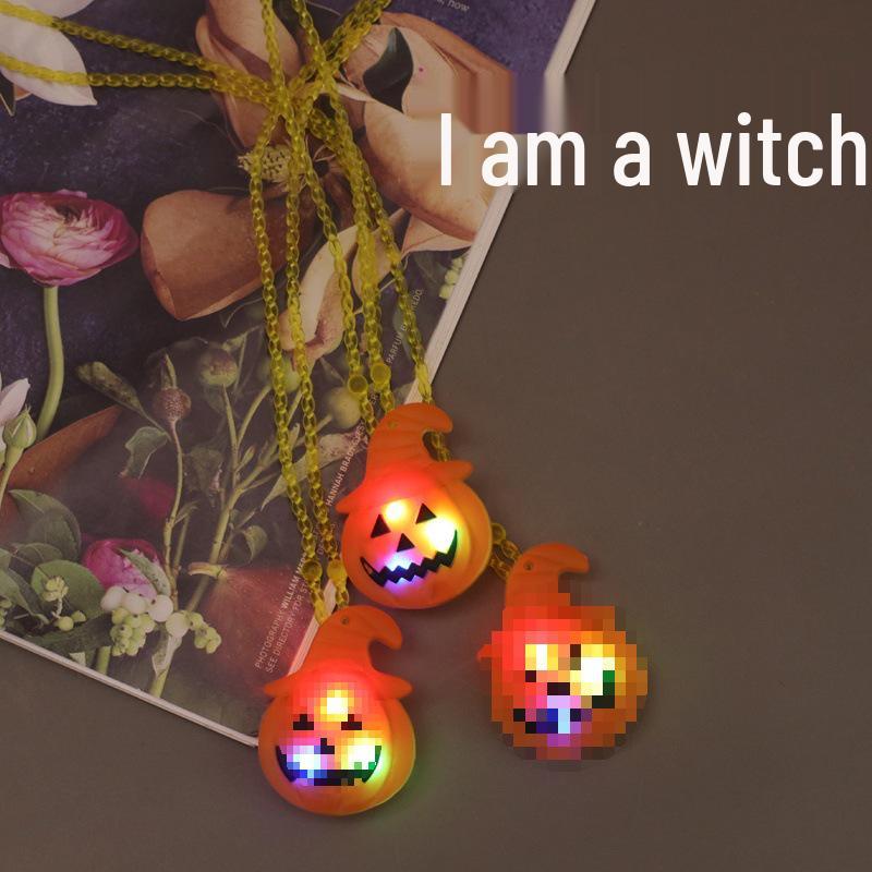 Halloween Luminous Bracelet & Skull Light Gift Set for Kids and Adults